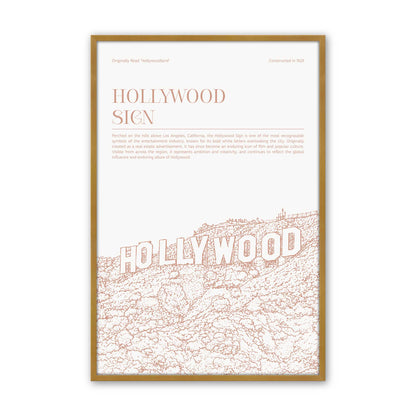 [Color:Polished Gold], Picture of art in a Polished Chrome frame