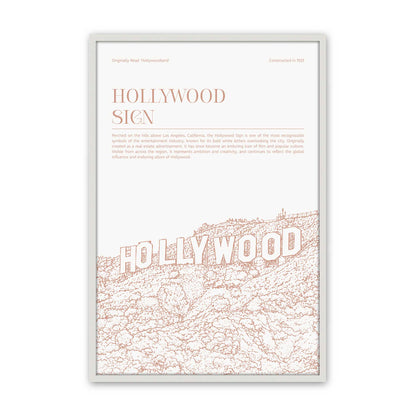 [Color:Opaque White], Picture of art in a Polished Chrome frame