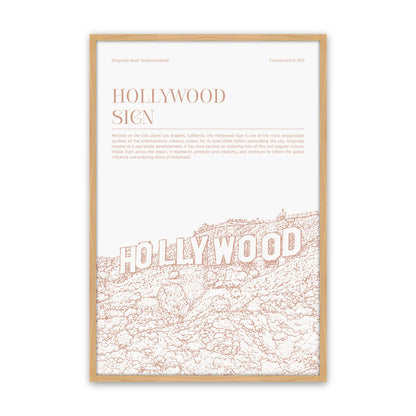 [Color:American Maple], Picture of art in a Polished Chrome frame