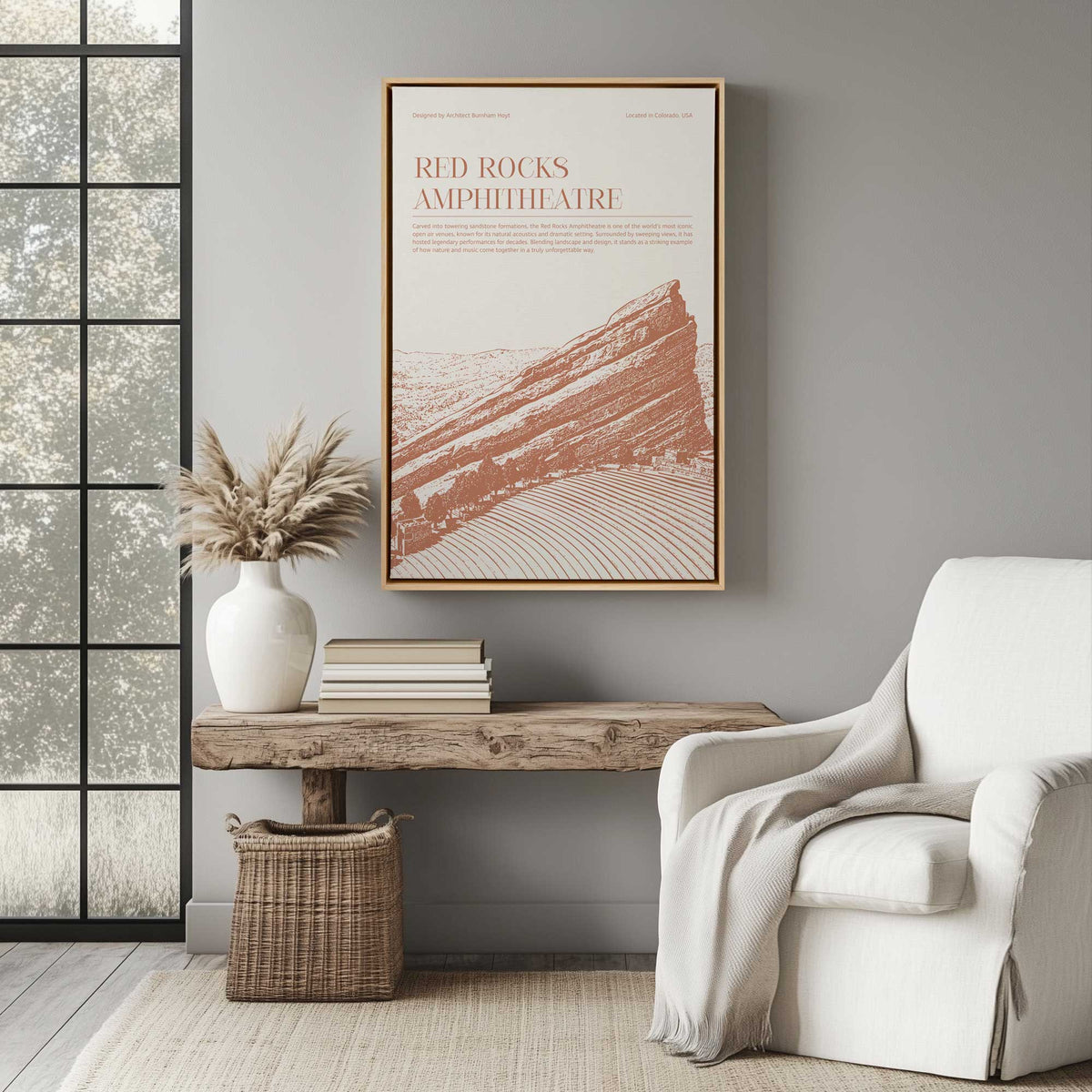 Picture of art in a room