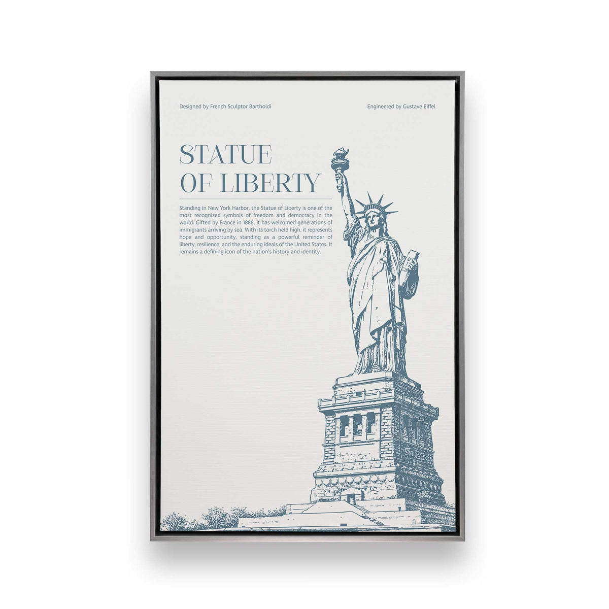 [Color:Polished Chrome], Picture of art in a Polished Chrome frame