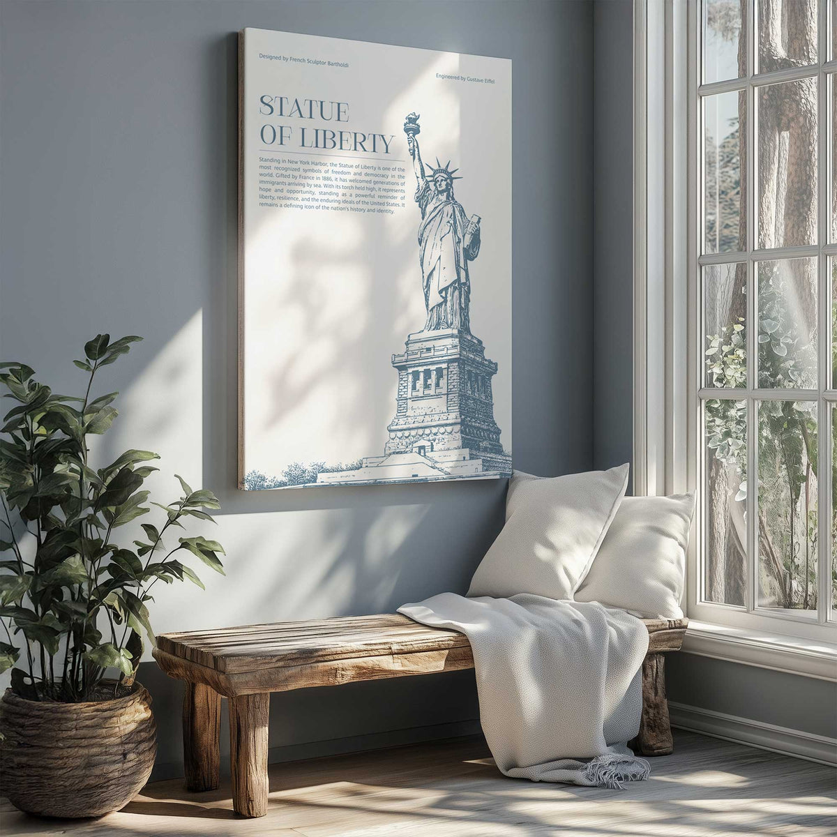 Picture of art in a room