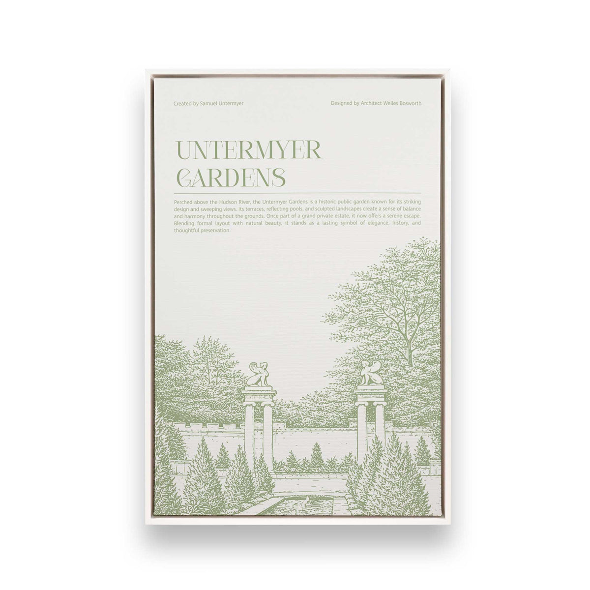 [Color:Opaque White], Picture of art in a White frame