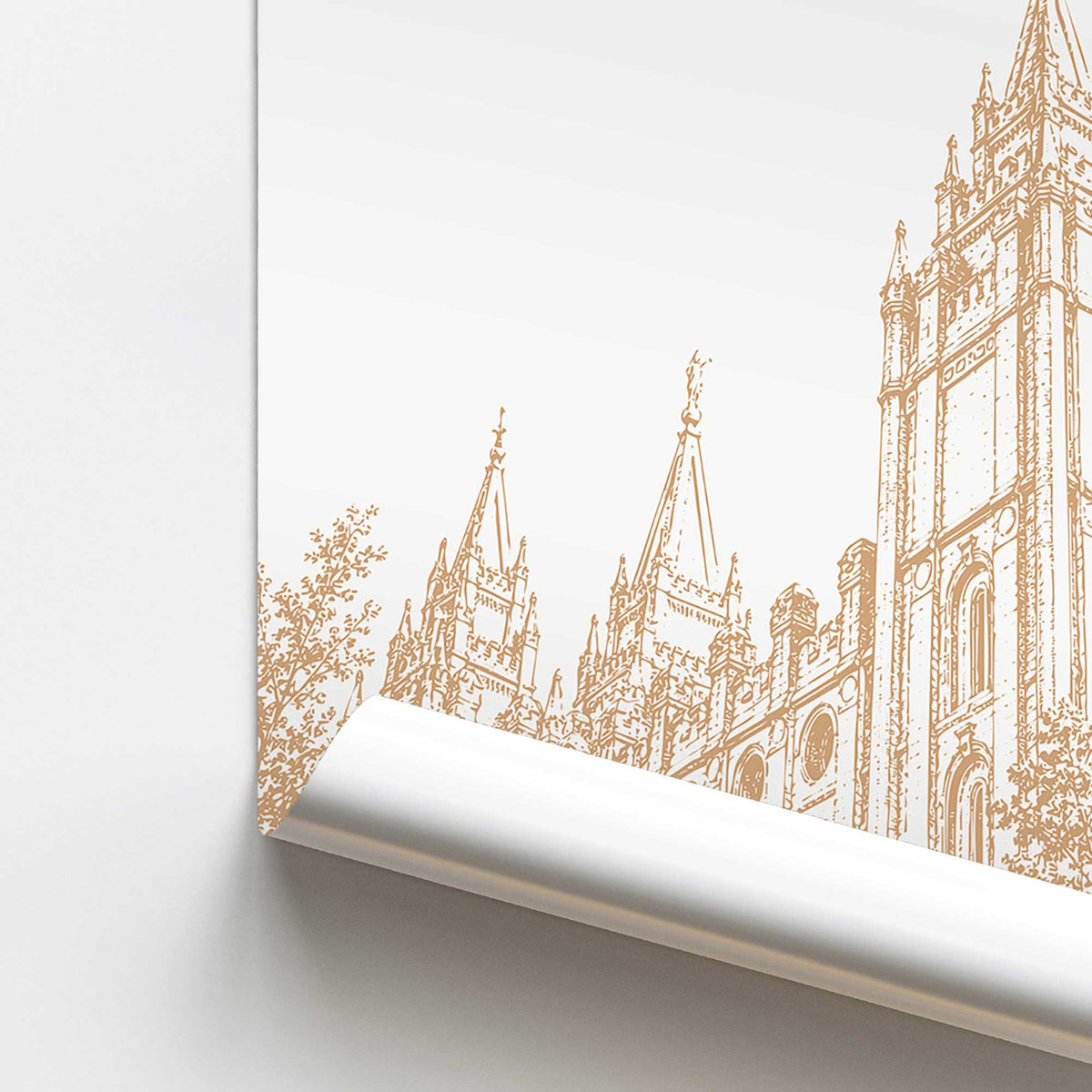 Temple Spires Rise Print