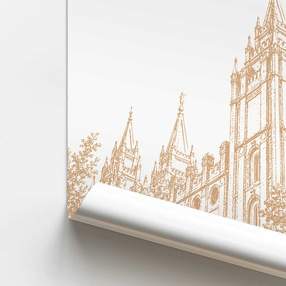 Temple Spires Rise Print