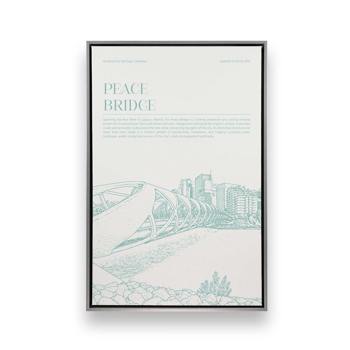 [Color:Polished Chrome], Picture of art in a Polished Chrome frame