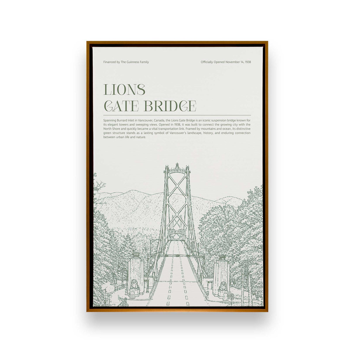 [Color:Polished Gold], Picture of art in a Polished Gold frame