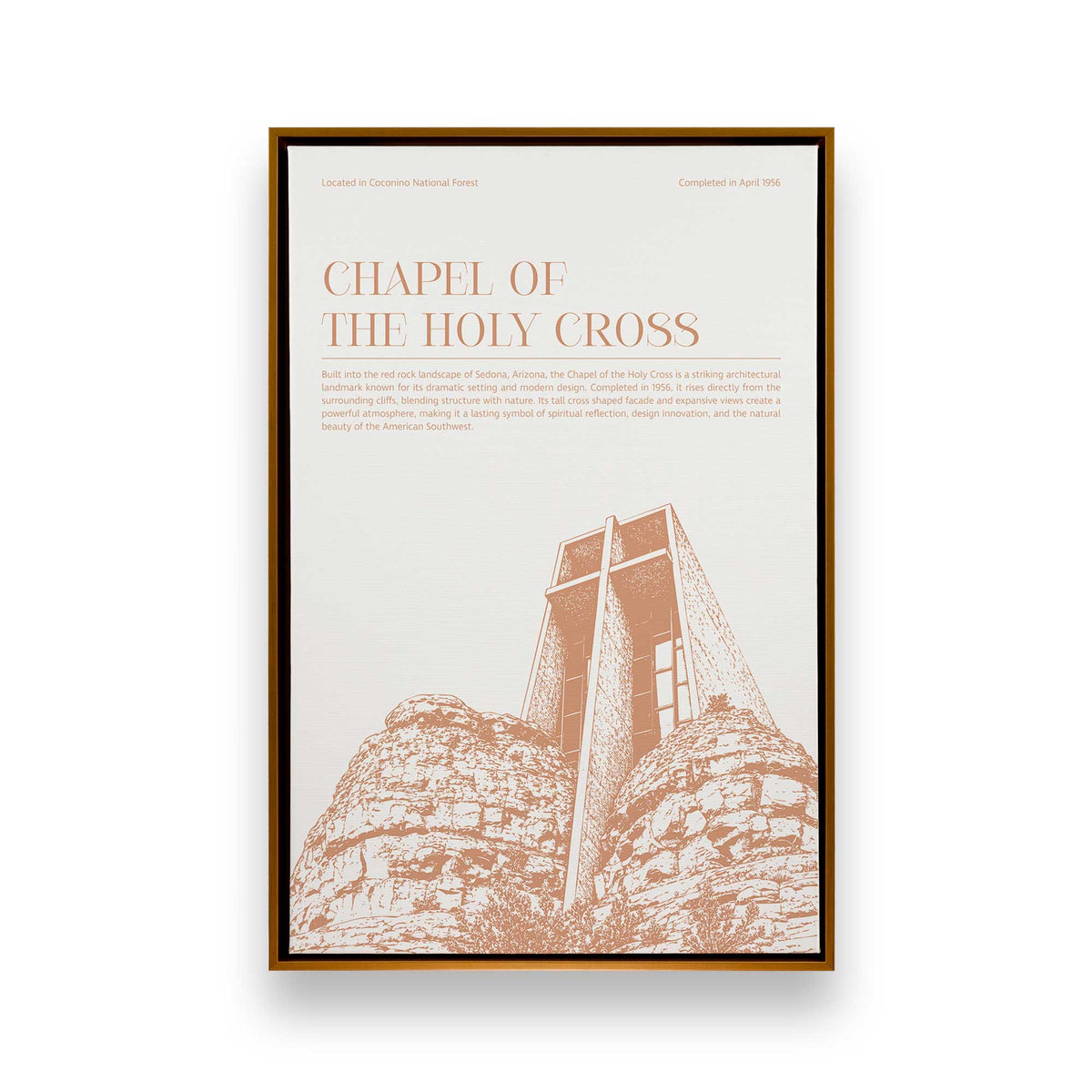 [Color:Polished Gold], Picture of art in a Polished Gold frame