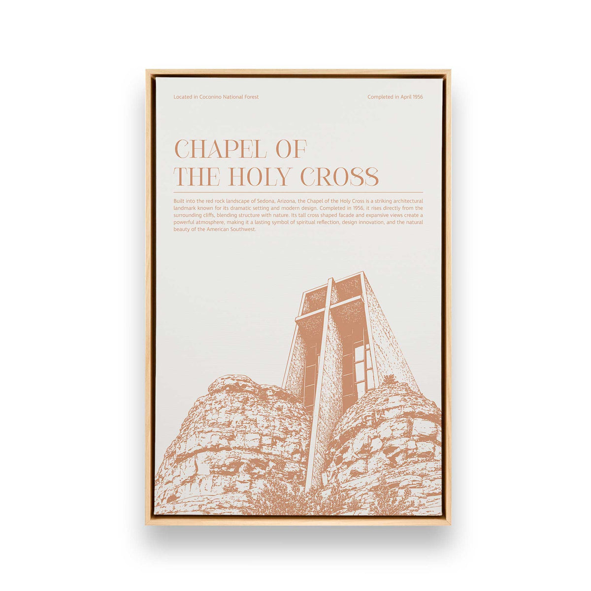 [Color:American Maple], Picture of art in a American Maple frame