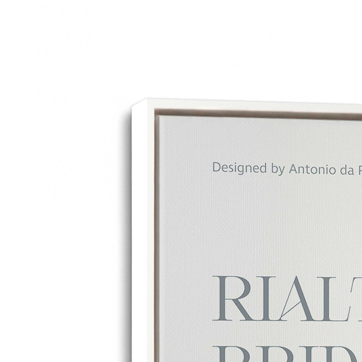 [Color:Opaque White], Picture of art in a White frame at an angle