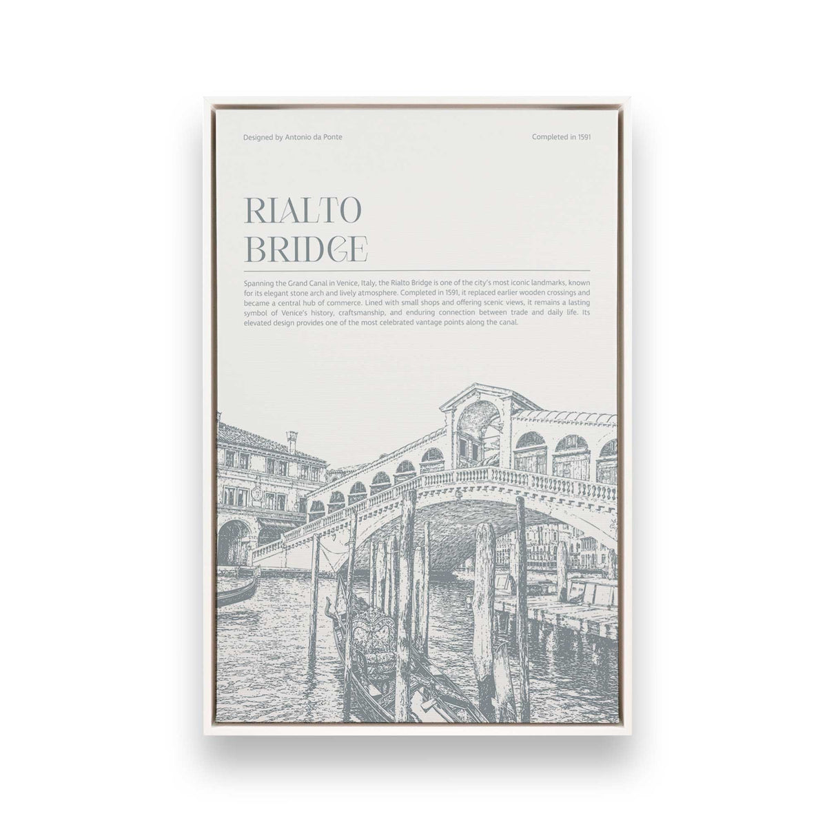 [Color:Opaque White], Picture of art in a White frame