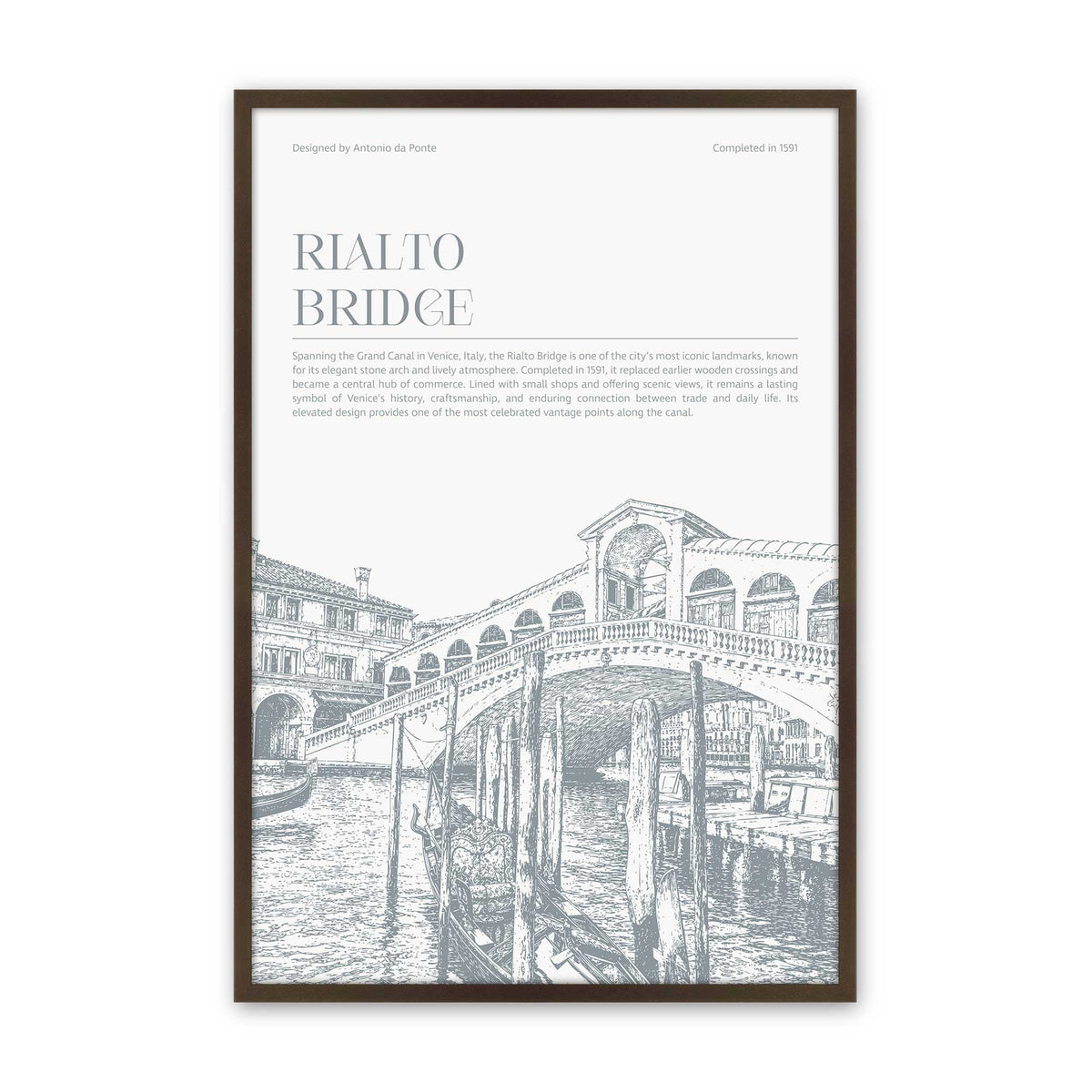 [Color:Belvinder Brown], Picture of art in a Polished Chrome frame
