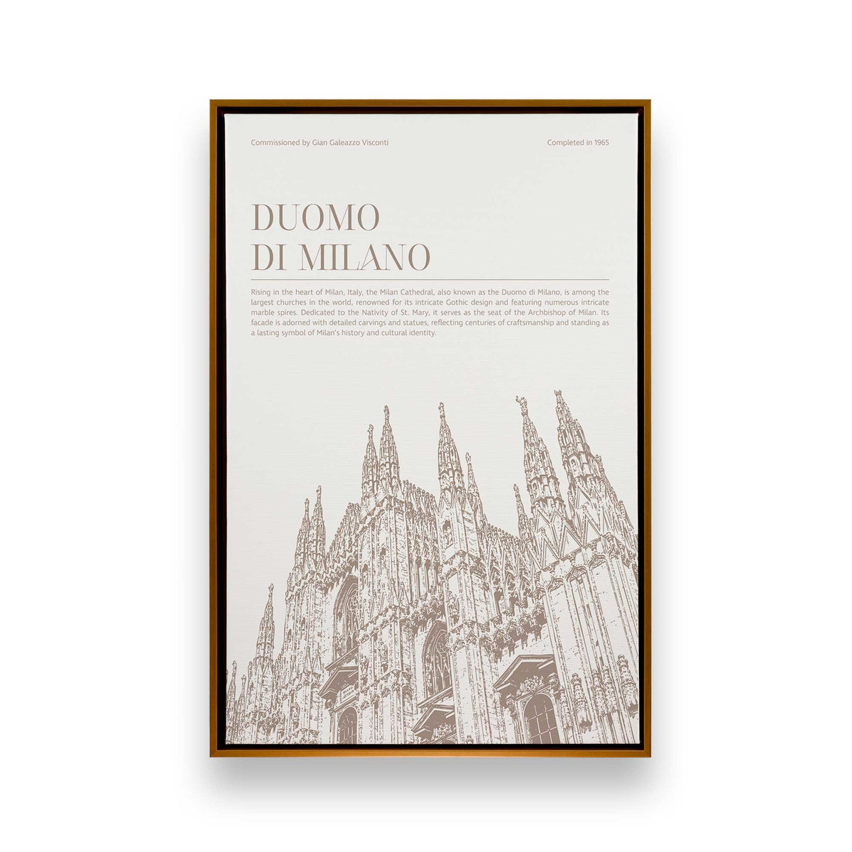 [Color:Polished Gold], Picture of art in a Polished Gold frame