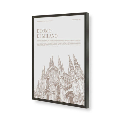 [Color:Satin Black], Picture of art in a Polished Chrome frame of the corner