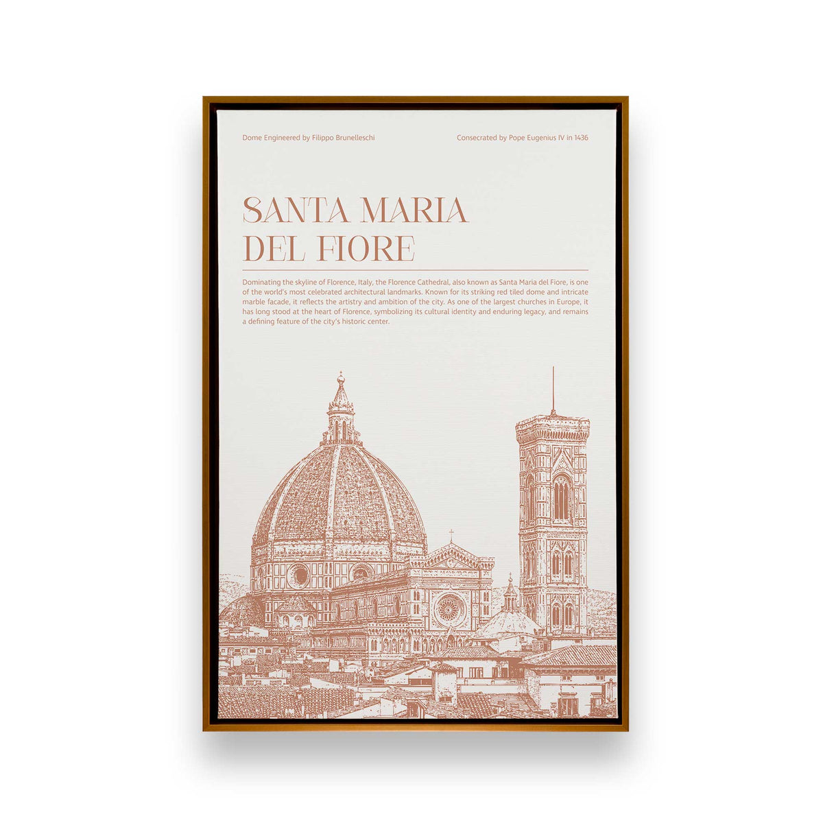 [Color:Polished Gold], Picture of art in a Polished Gold frame