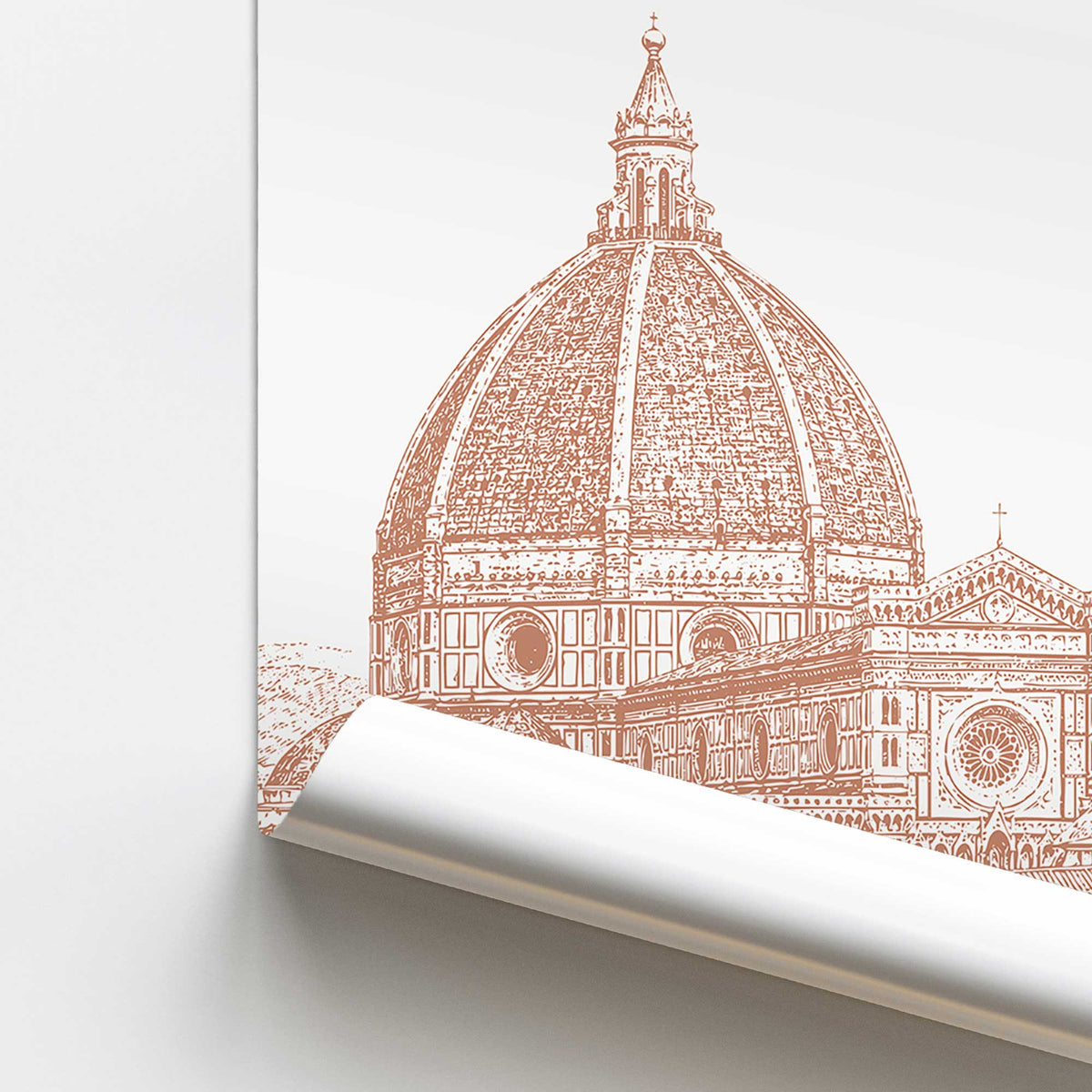 Florentine Dome Glow Print