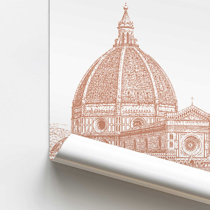 Florentine Dome Glow Print