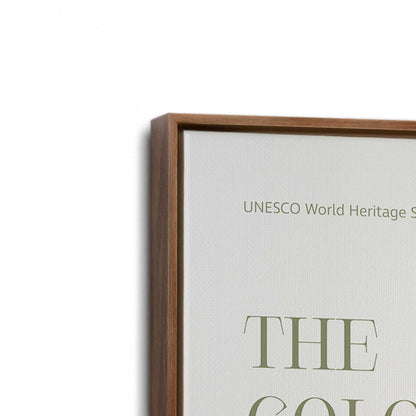[Color:Walnut], Picture of art in a Walnut frame at an angle