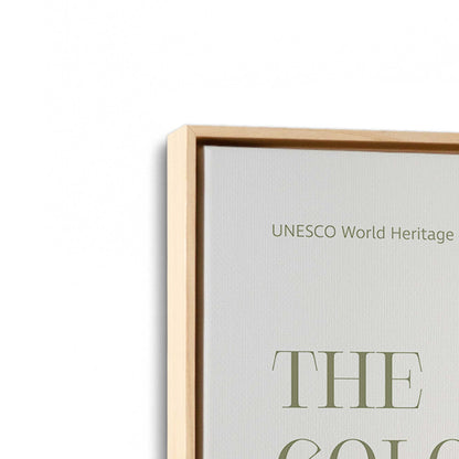 [Color:American Maple], Picture of art in a American Maple frame at an angle