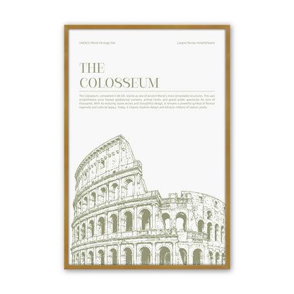 [Color:Polished Gold], Picture of art in a Polished Chrome frame