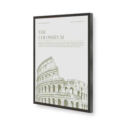 [Color:Satin Black], Picture of art in a Polished Chrome frame of the corner