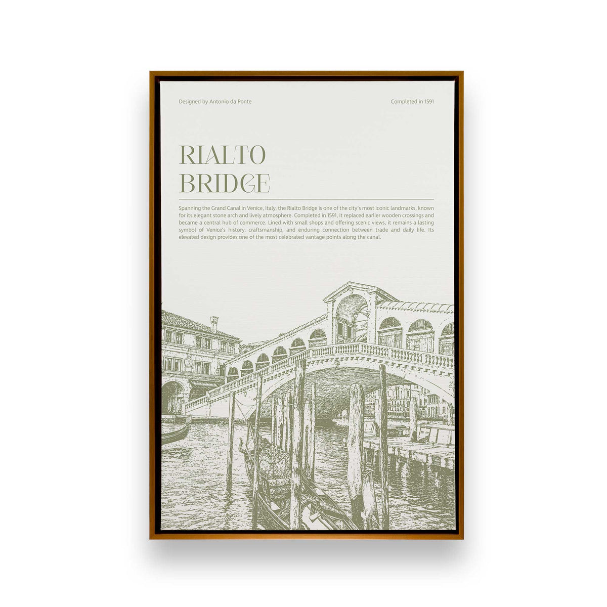 [Color:Polished Gold], Picture of art in a Polished Gold frame