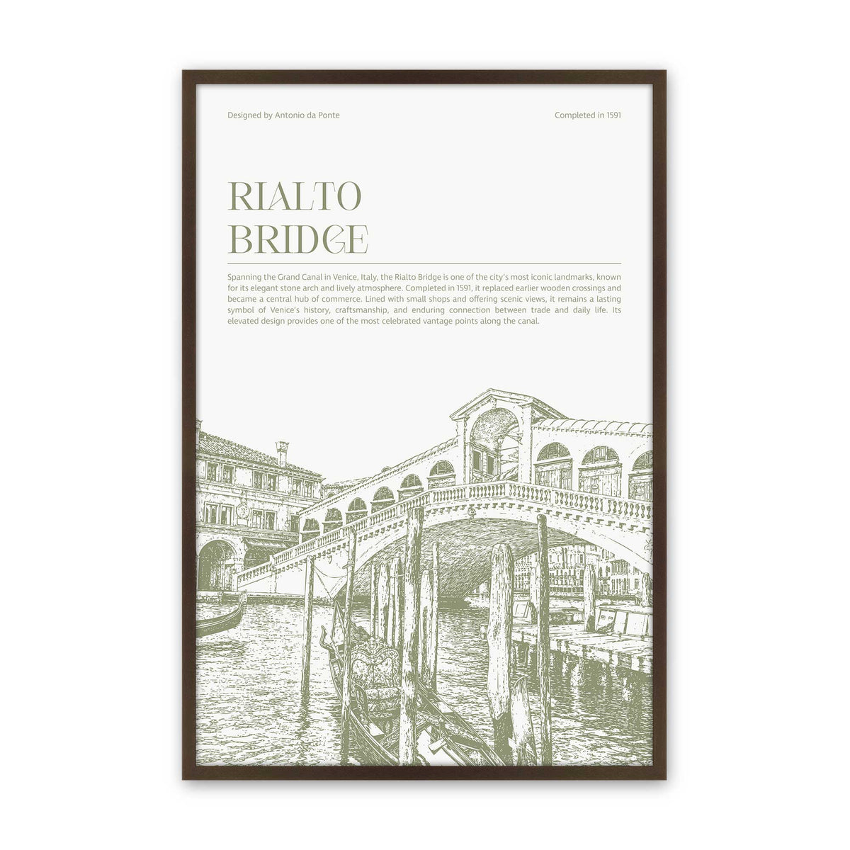 [Color:Belvinder Brown], Picture of art in a Polished Chrome frame