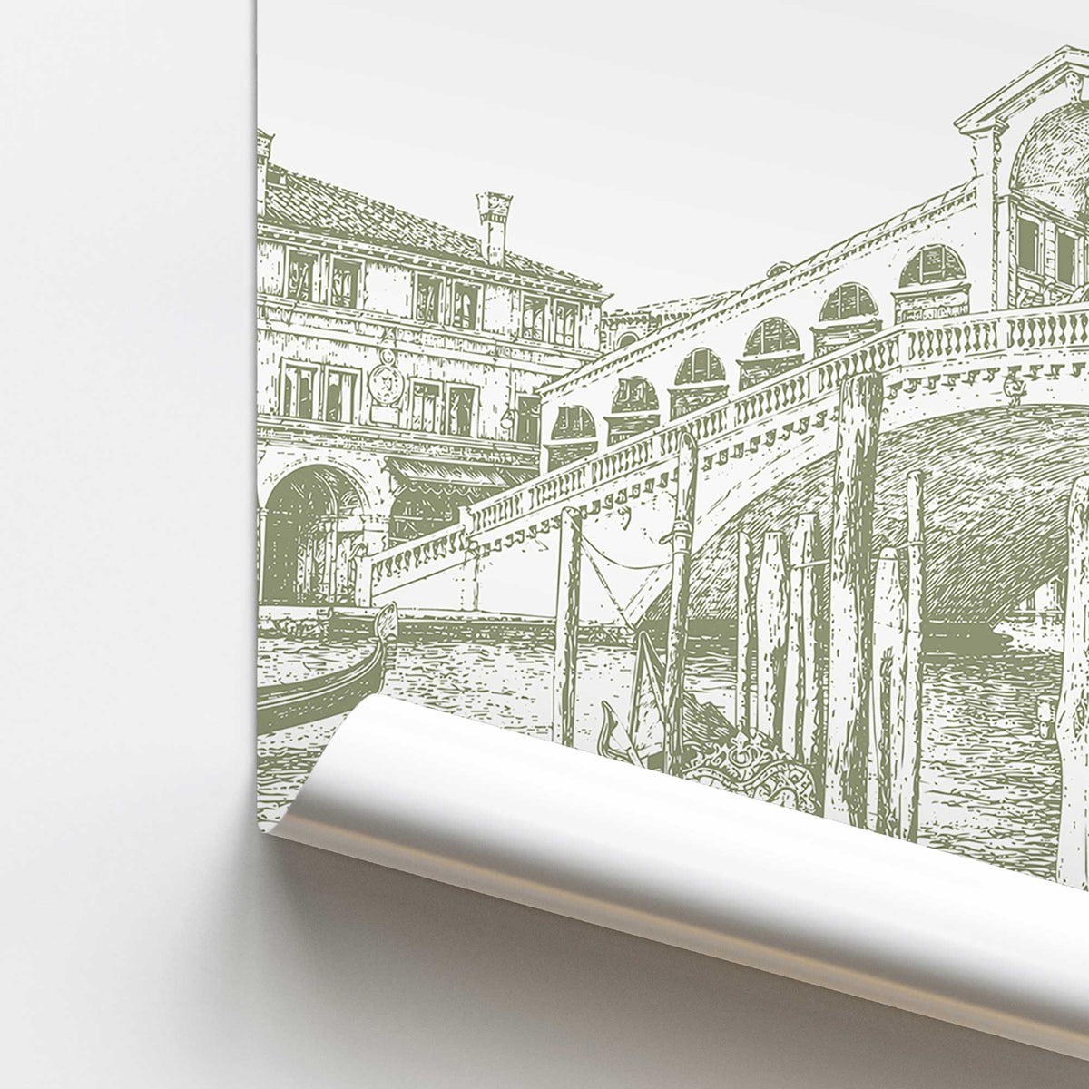 Rialto Canal Crossing Print