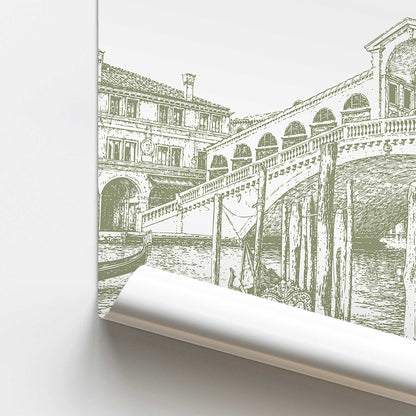 Rialto Canal Crossing Print
