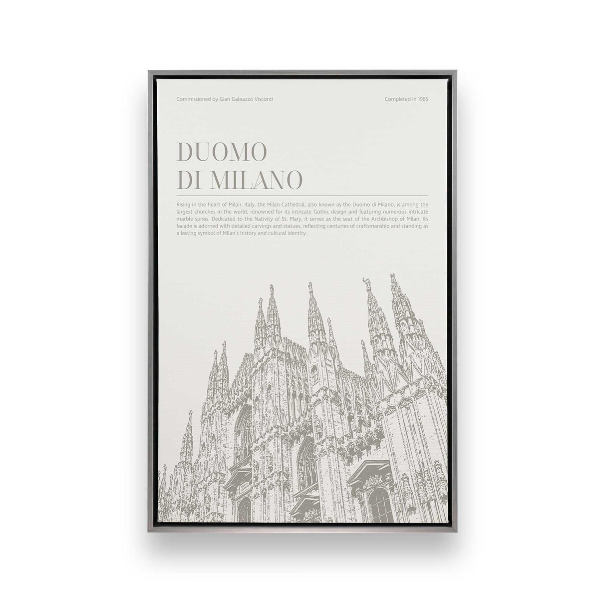 [Color:Polished Chrome], Picture of art in a Polished Chrome frame