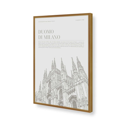 [Color:Polished Gold], Picture of art in a Polished Chrome frame of the corner
