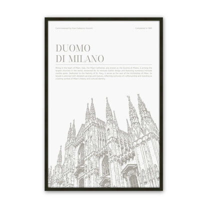 [Color:Satin Black], Picture of art in a Polished Chrome frame