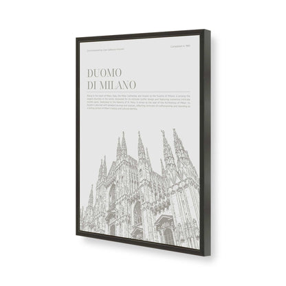 [Color:Satin Black], Picture of art in a Polished Chrome frame of the corner