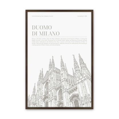 [Color:Belvinder Brown], Picture of art in a Polished Chrome frame