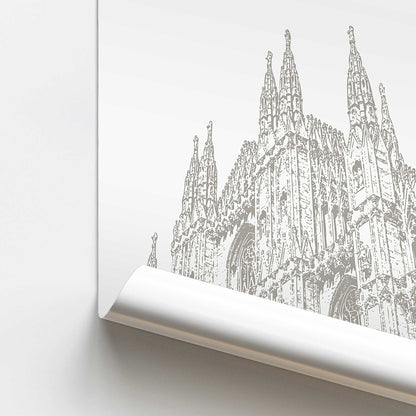 Milan Cathedral Reverie Print