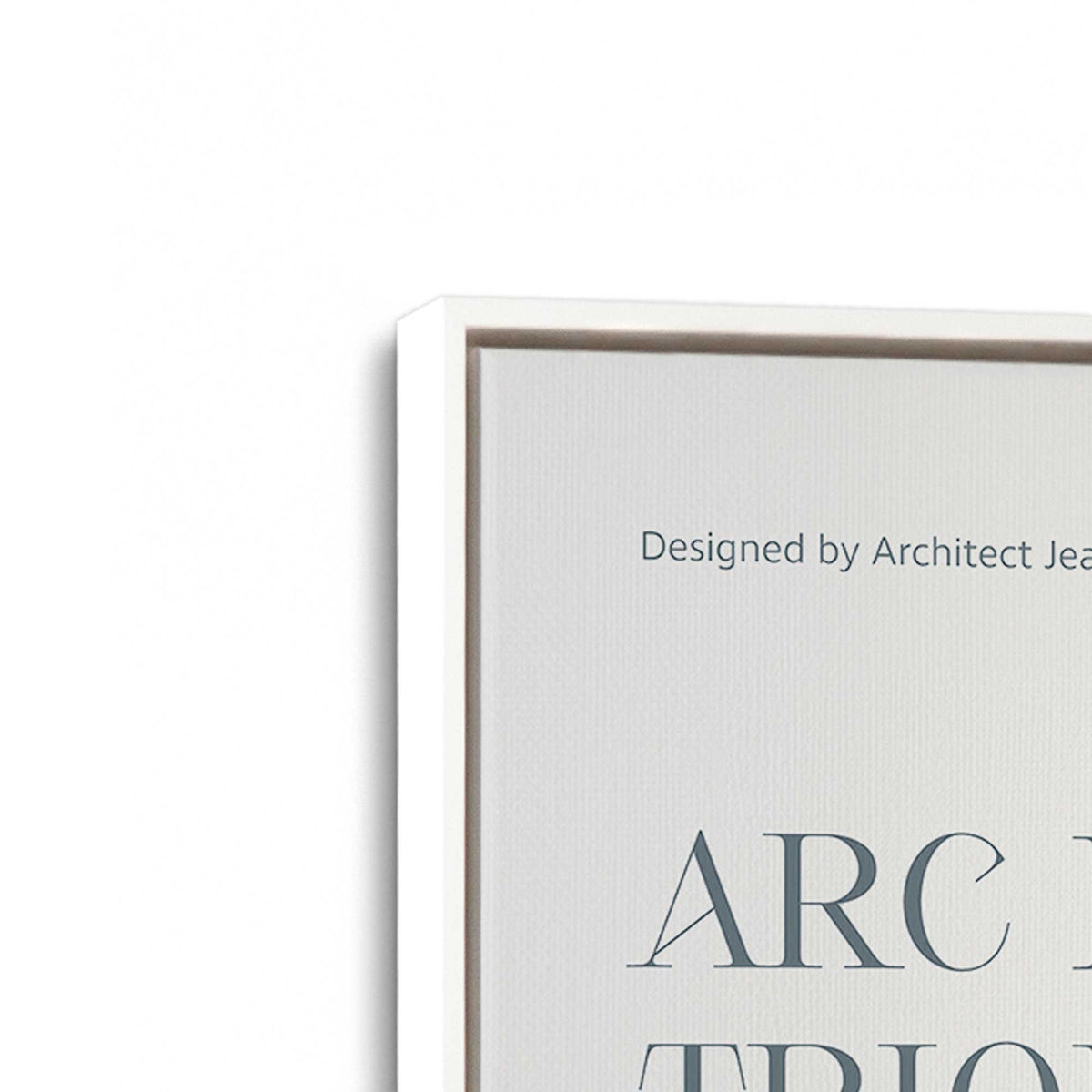 [Color:Opaque White], Picture of the corner of the art