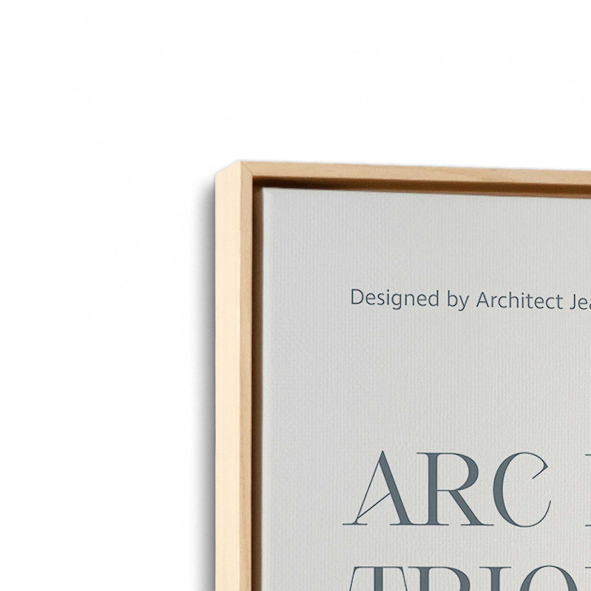 [Color:American Maple], Picture of the corner of the art