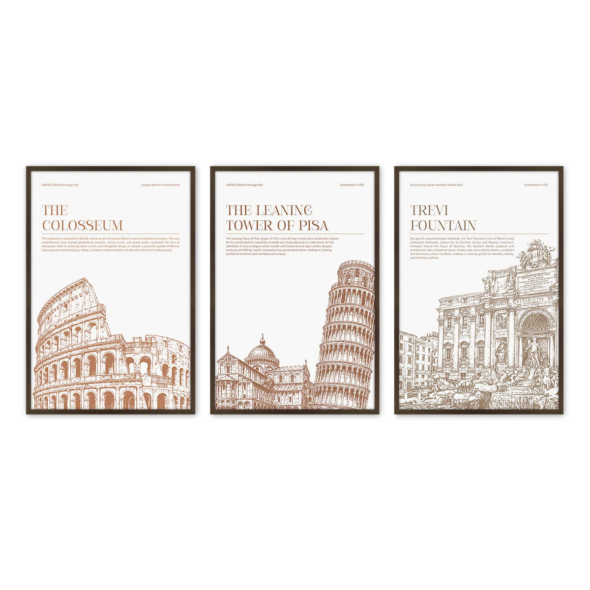 [Color:Belvinder Brown], Picture of art in a Belvinder Brown frame