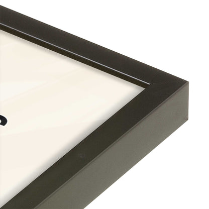 [Color:Satin Black] Picture of art in a Satin Black frame of the corner