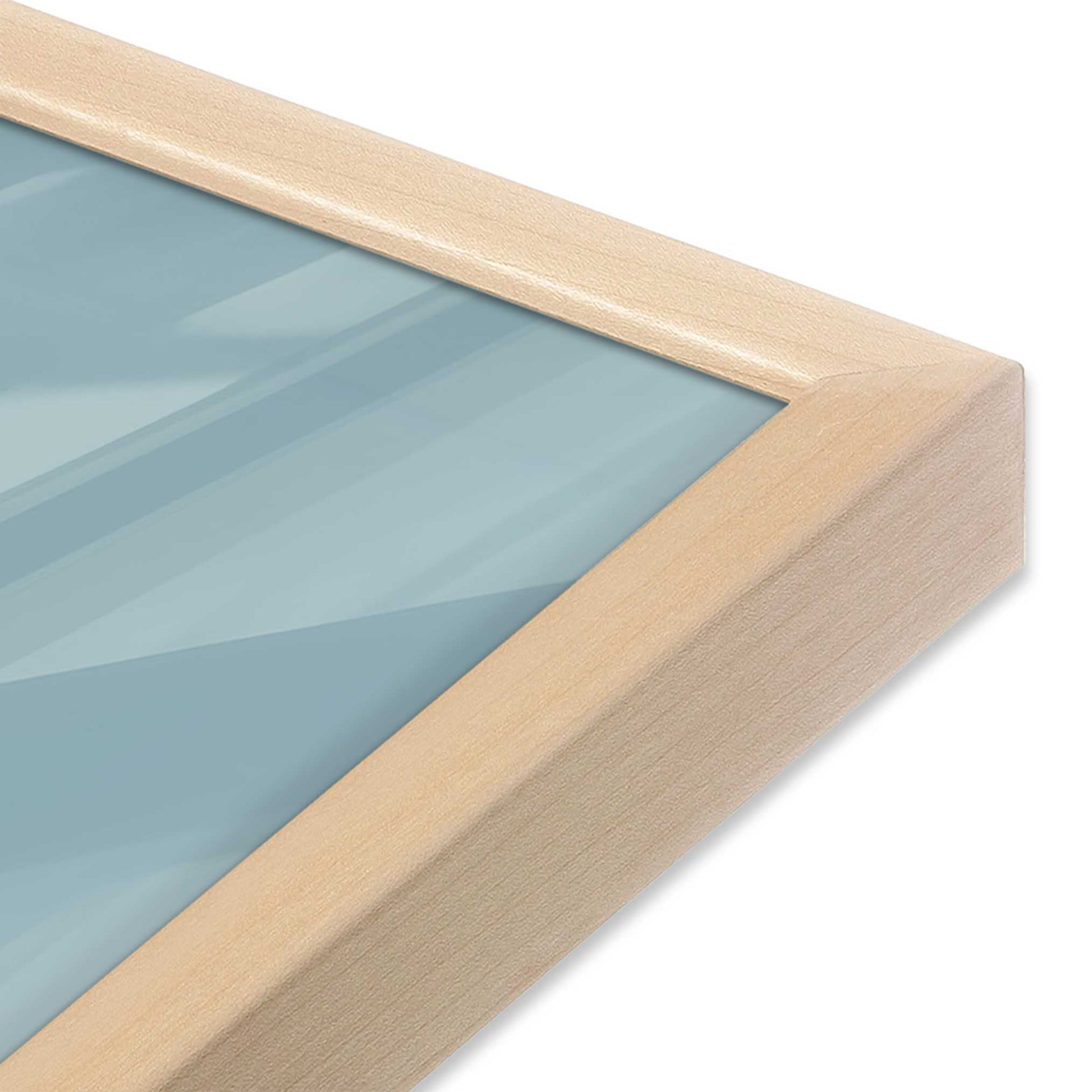 [Color:Raw Maple] Picture of art in a Raw Maple frame of the corner