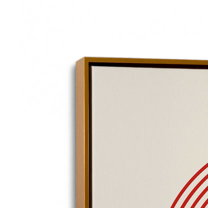 [Color:Polished Gold], Picture of art in a Polished Gold frame at an angle