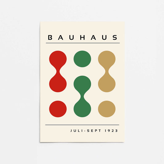 Bauhaus Shapes Reimagined Promotional Rolled Print