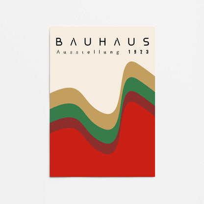 Bauhaus Retro Waves II Promotional Rolled Print