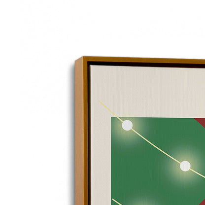 [Color:Polished Gold], Picture of art in a Polished Gold frame at an angle