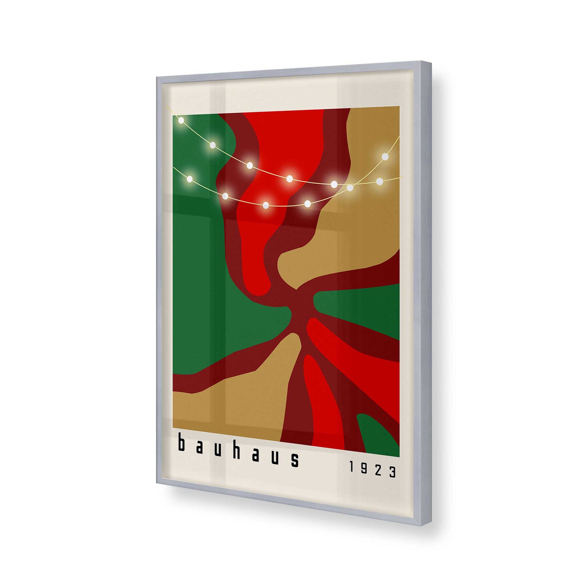 [Color:Polished Chrome], Picture of art in a Polished Chrome frame of the corner