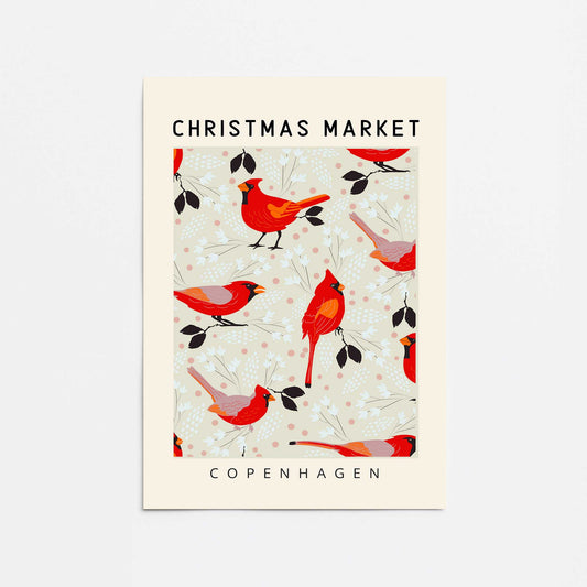 Copenhagen Christmas Market Promotional Rolled Print