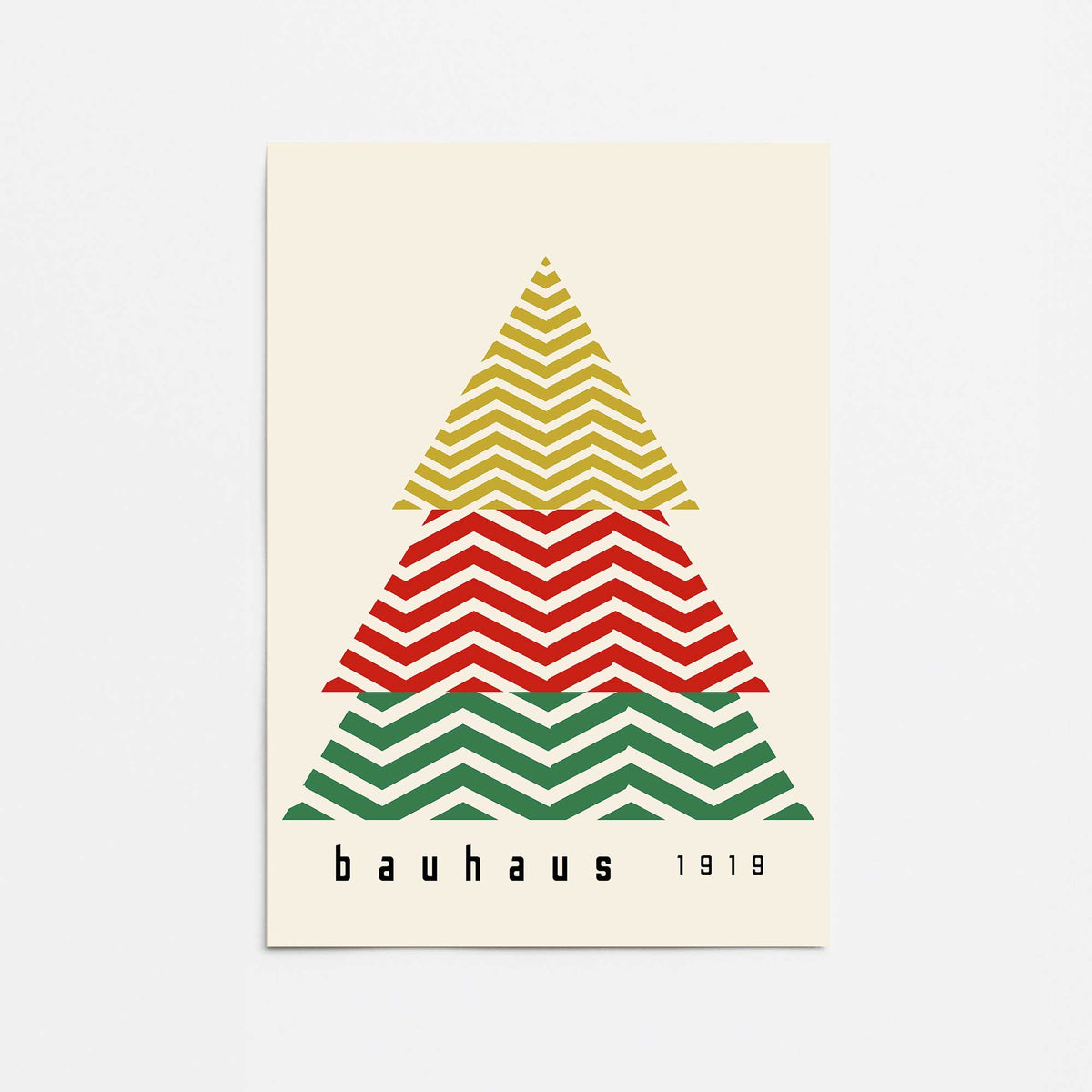 Bauhaus Christmas Tree Print – Frametolia
