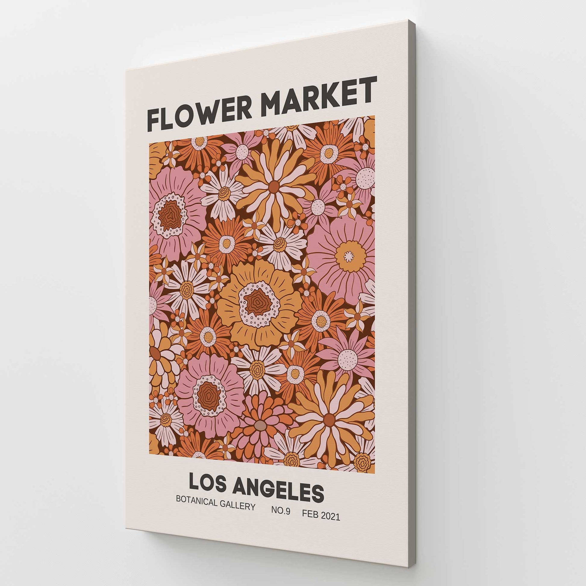 [Color:Stretched Canvas], Picture of art at an angle
