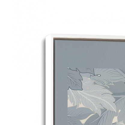 [Color:Opaque White], Picture of art in a White frame at an angle