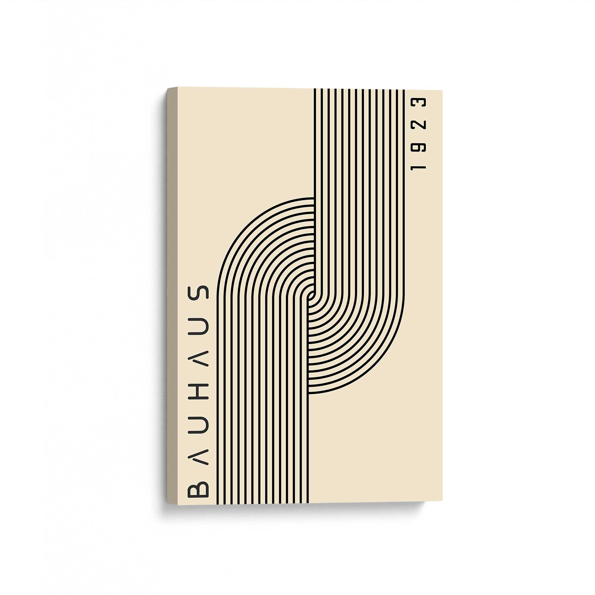 Bauhaus Geometric Linework 1923 Canvas Print